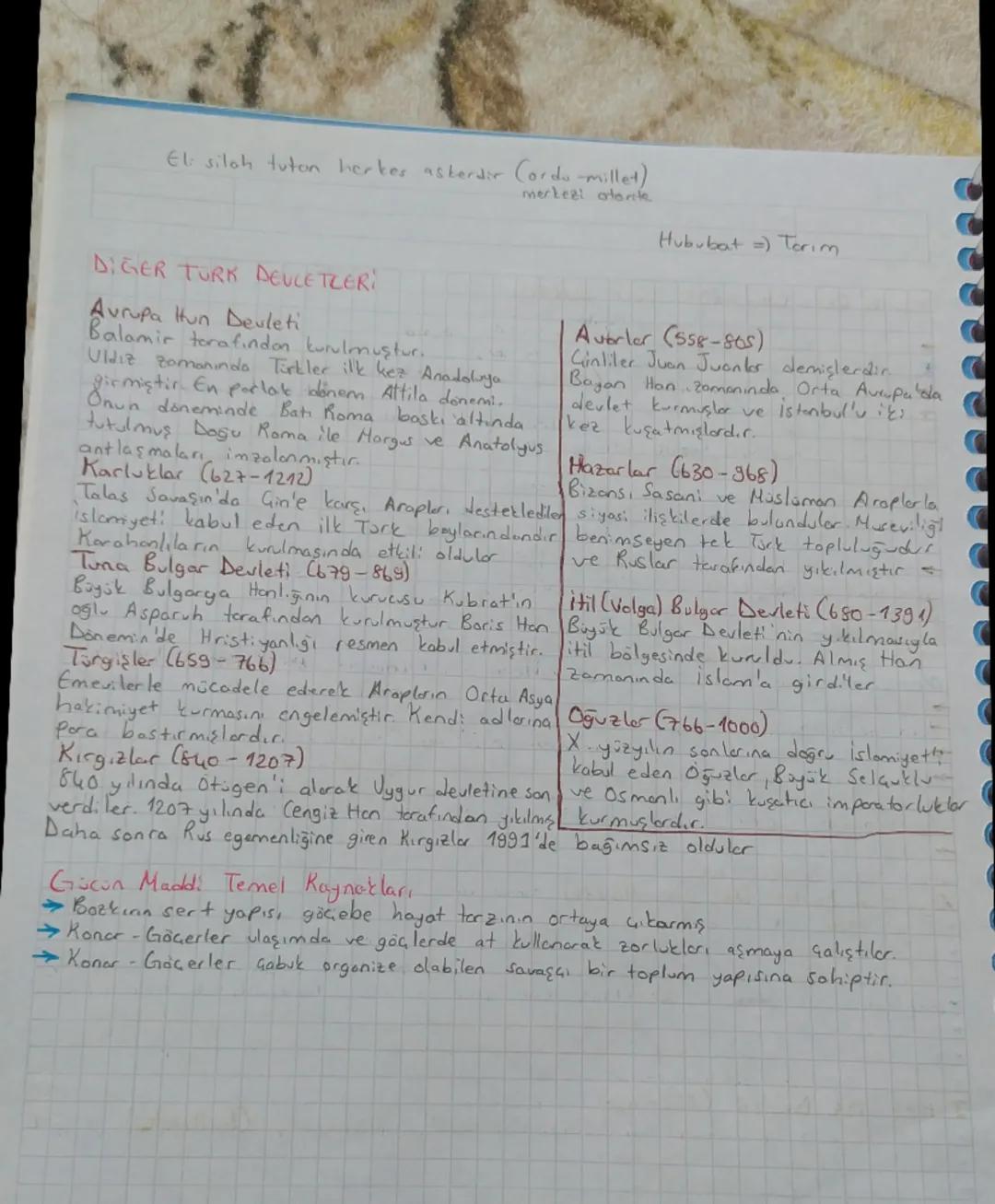 ILK VE ORTA ÇAĞLARDA TÜRK DÜNYASI
→ Türklerin ana yurdu ORTA ASYA'dır
*Orta asya'nın özellikleri;
Sert korasal iklime sahiptir. (Bozkır bitk