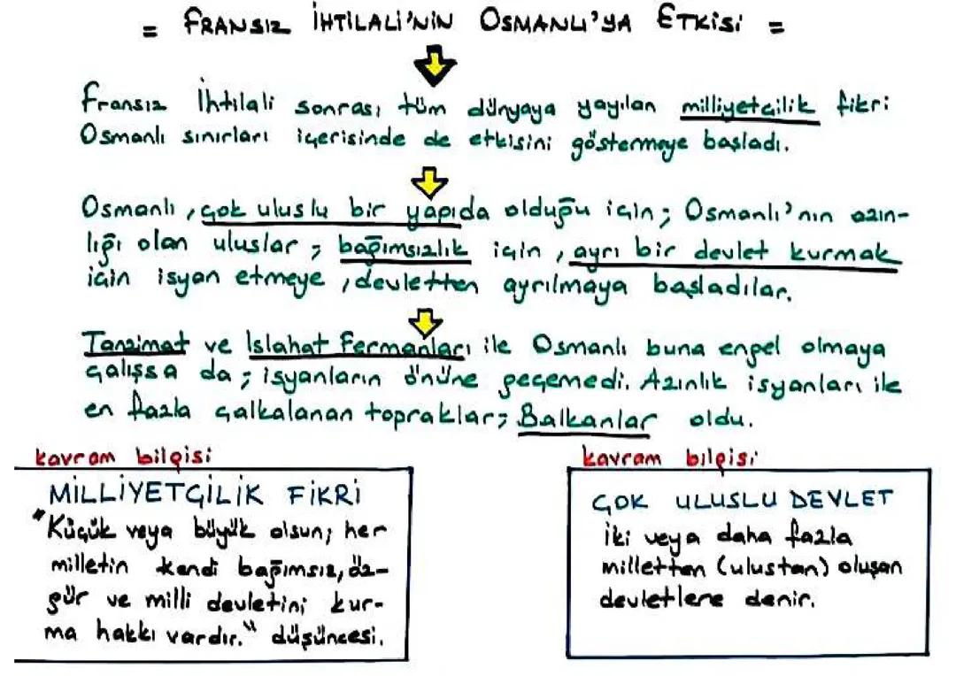 Sanayi İnkılabı ve Osmanlı'ya Etkileri - Proje Ödevi ve Slayt