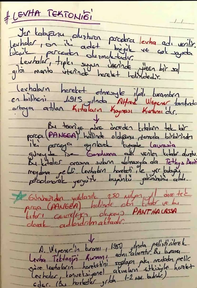 VE
DÜNYA'NIN TEKTONIK OLUzumu
Dunya, yaklaşık hib milyer yıl önce kırpın pat
tot bulutlarının sıkışmasıyla
sıkışmasıyla oluşmuş VE
katı kabı