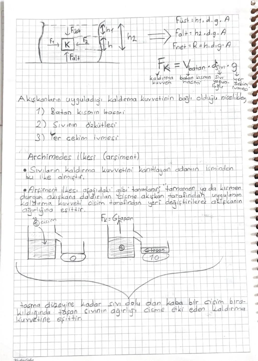 Fizik
3. Ünite Kaldırma Kuvveti
→Akışkan içindeki cisimleri yukarı doğru iten bu kuvvete
Kaldırma kuvveti denir.
Örneğin Bir madeni para sud