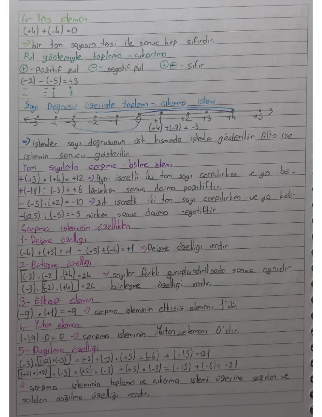 7. Sınıf Matematik Dersleri