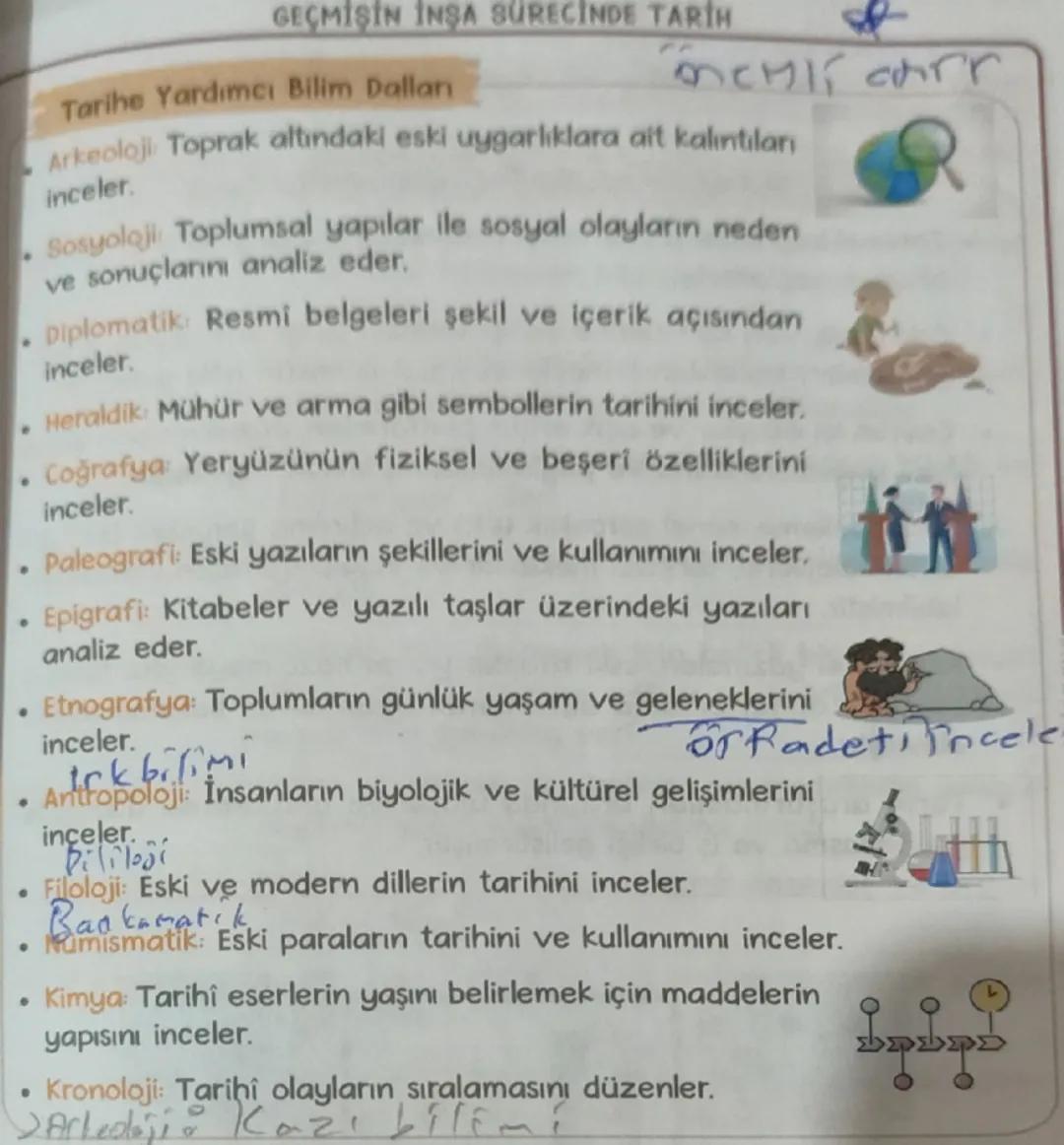 GEÇMİŞİN İNŞA SÜRECİNDE TARİH

Tarihe Yardımcı Bilim Dalları

nchli anrr
Arkeoloji: Toprak altındaki eski uygarlıklara ait kalıntıları
incel
