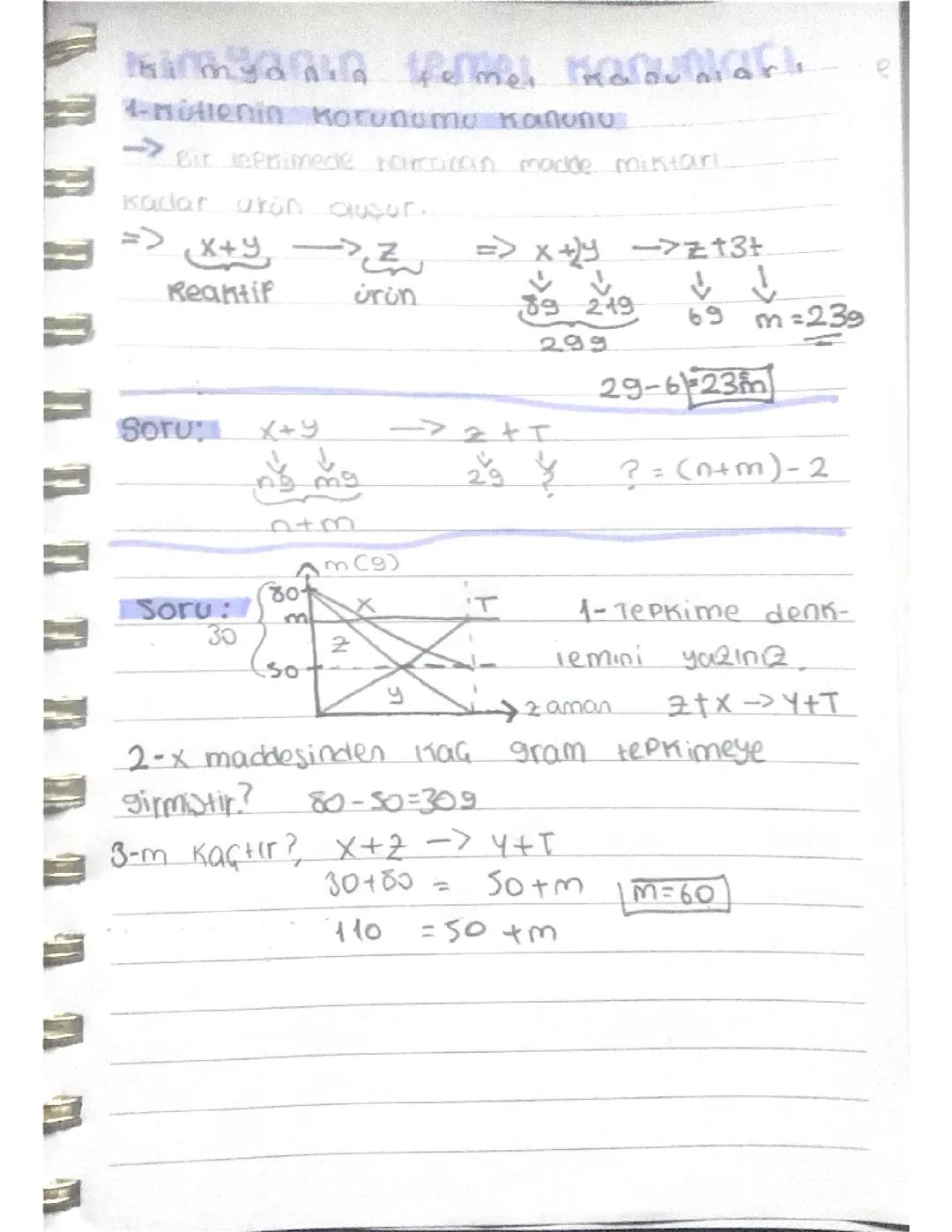Kimyanın Temel Kanunları Ve Mol Kavramı 10.Sınıf