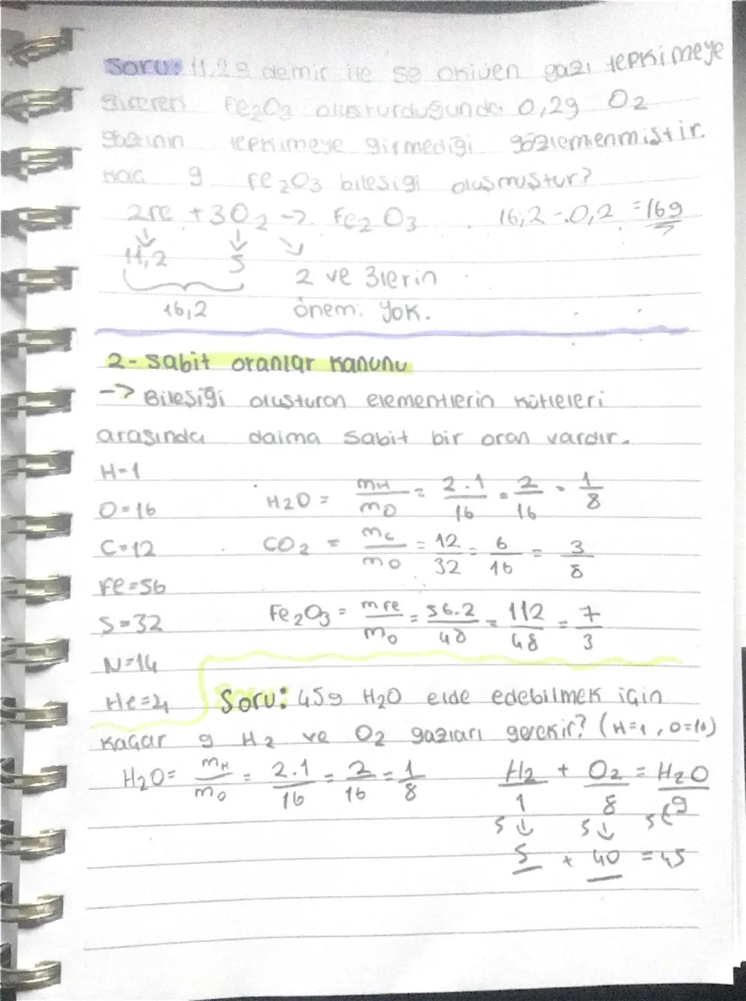 01
e
Bilenin korunumu Kanunu
Bit reprimede narconan madde miktar
kadar ürün oluşur.
=> x+y -> ZN
=> x+)y ->z+3+
Reaktif
oron
↓
89 249
69
m=2