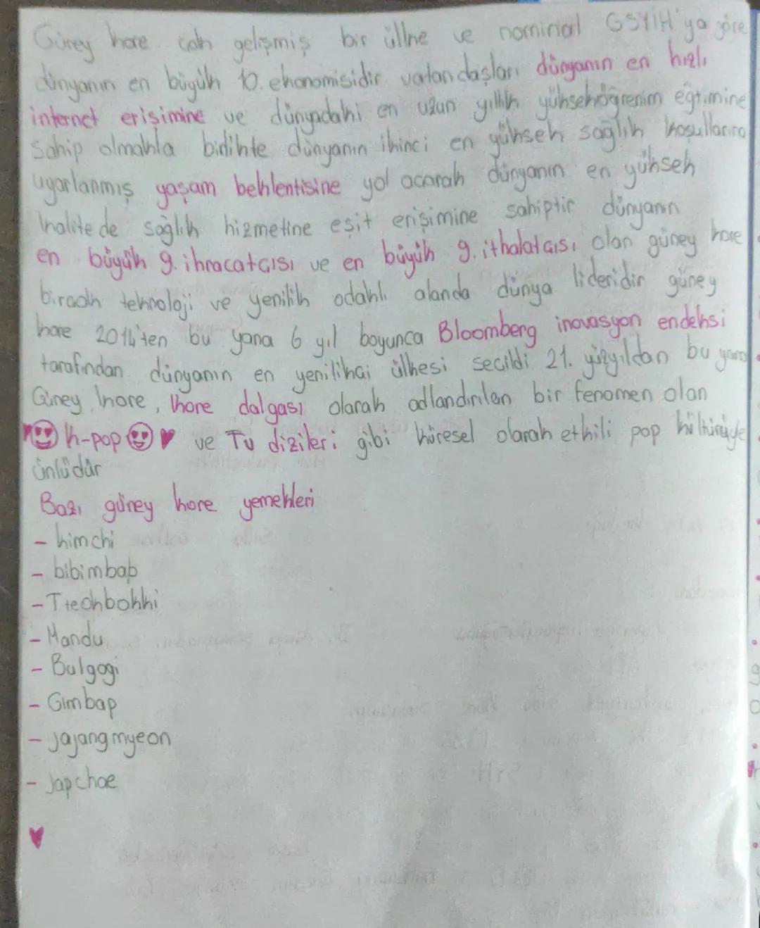 Giney hore ♡
Güney hore resmi adıyla Kore cumhuriyeti (KC) Korece 대한민국
(daehan miguh) Doğu Asya'da Kore yarımadasının güney kısmını
Oluştura