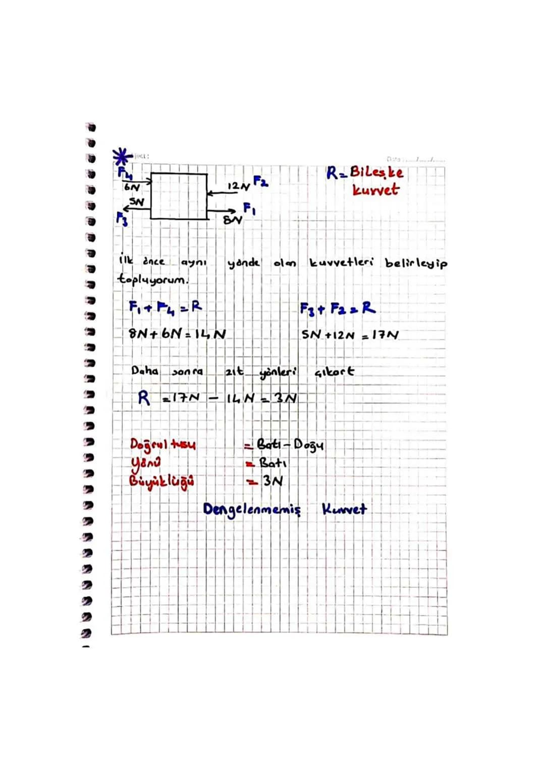 Subject:
Dengelenmis Kuvvetler
Date/
Bir
cisme
etki
eden
bileşke kuvvetin
"0" olmasıdın
Eğer ise cisim dengelenmiş kuvvetlerin
etkisindedir.