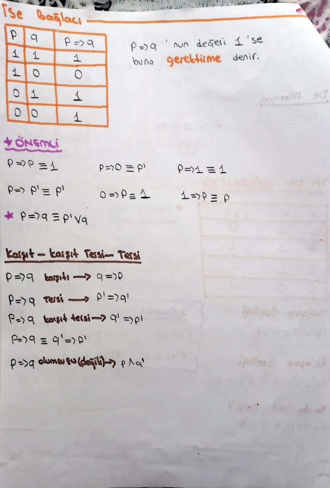 MANTIK

ÖNERME
Doğru ya da yanlış kesin hullem bildilen ifadelere onerime denir. Soru, un-
lem, emir anteleri dherme olmaz.

Önermeler, p,q,