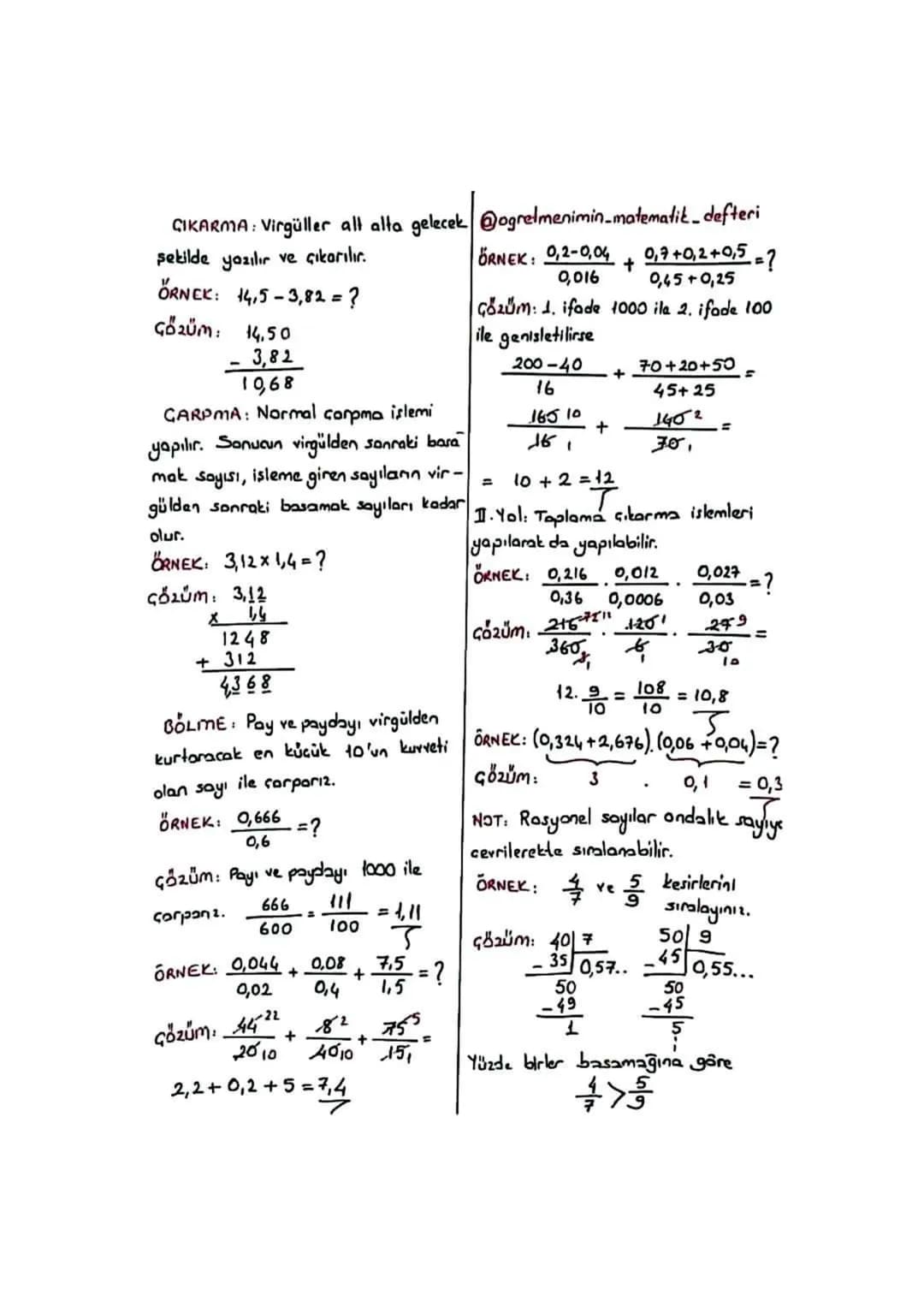 Devirli Ondalık Sayıyı Rasyonel @ogretmenimin_matematik.defteri
Sayiya Geviren Formül:
-
Sayının Devretmeyen
Tamamı
Kısım
Virgülün Sağ Devre