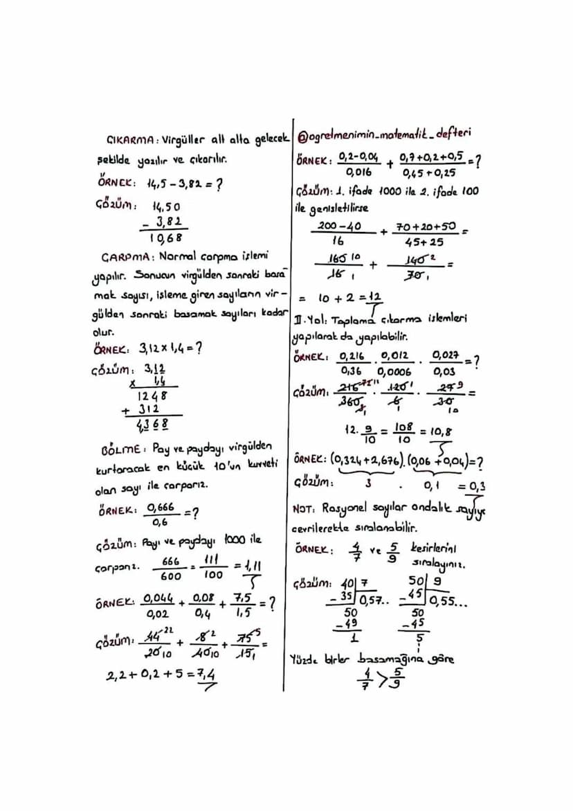 Devirli Ondalık Sayıyı Rasyonel @ogretmenimin_matematik.defteri
Sayiya Geviren Formül:
-
Sayının Devretmeyen
Tamamı
Kısım
Virgülün Sağ Devre