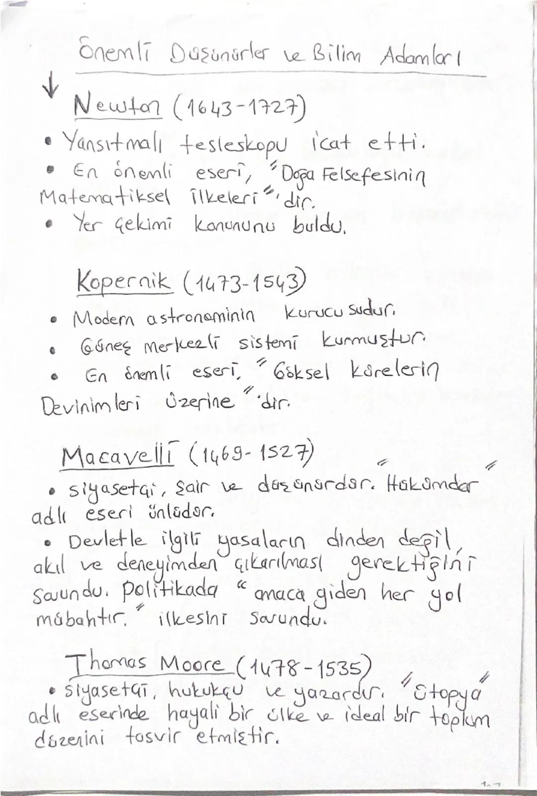 YENI GAGDA AURUPA
(1453-1789)
Bilim ve teknikte gelişmeler *
•Barut → Derebeyliğin yıkılmasında,
•pusula → Coğrafi Keşiflerin yapılmasında,
