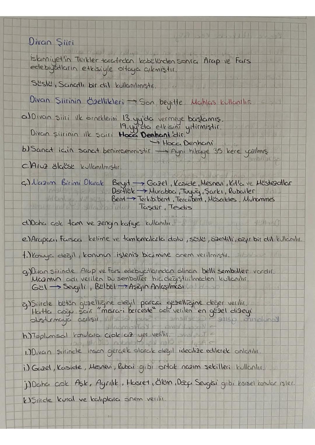 # Divan Şiiri

Islamiyet'in Türkler tarafından kabülünden sonra Arap ve Fars
eclebiyatların etkisiyle ortaya çıkmıştır.

Süslü, Sanatlı bir 