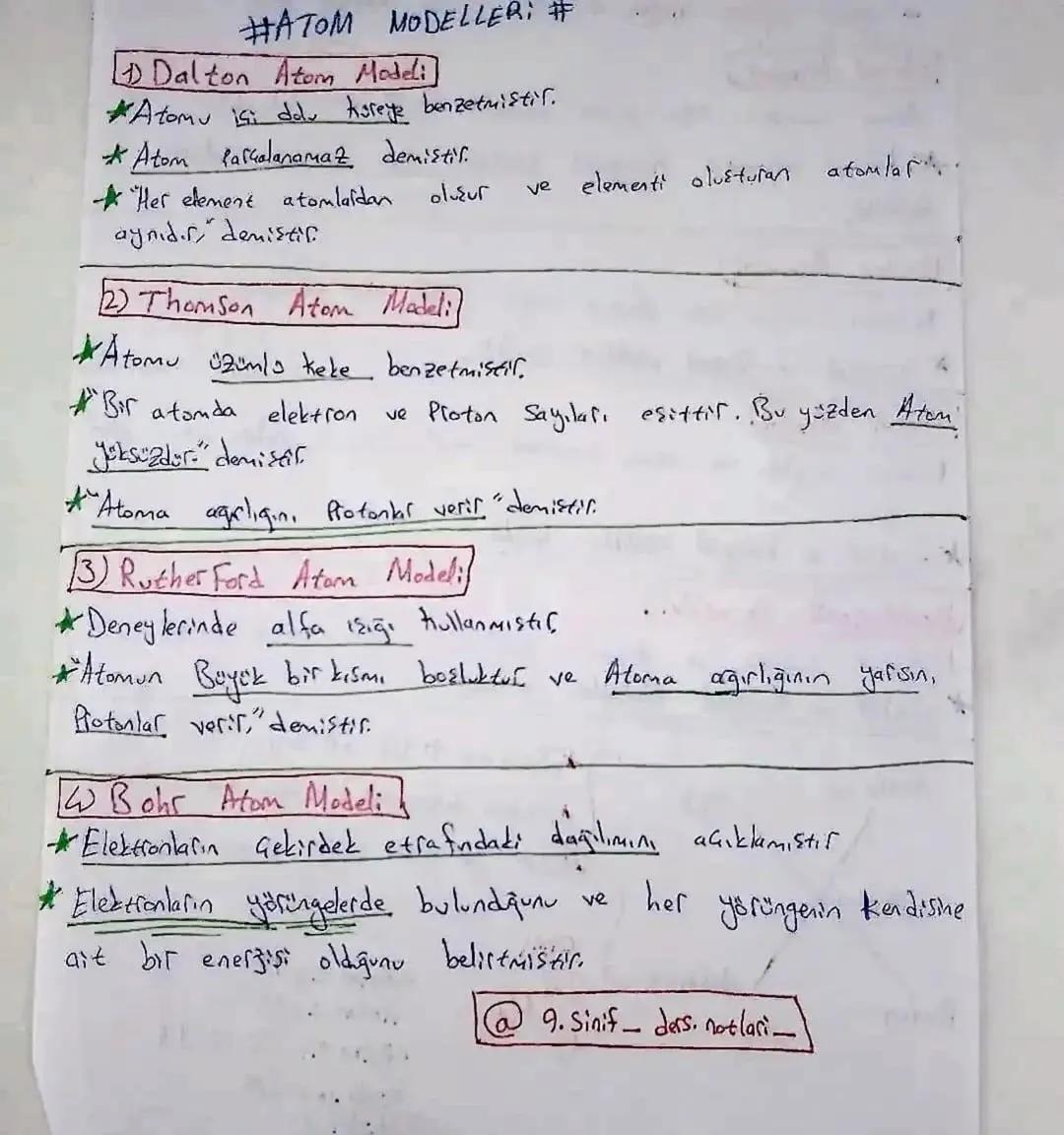 #ATOM MODELLER: #
D Dalton Atom Modeli]
#Atomu isi dolu hureye benzetmiştir.
*Atom Paralanamaz demiştir.
Her element atomlardan
aynıdır" dem