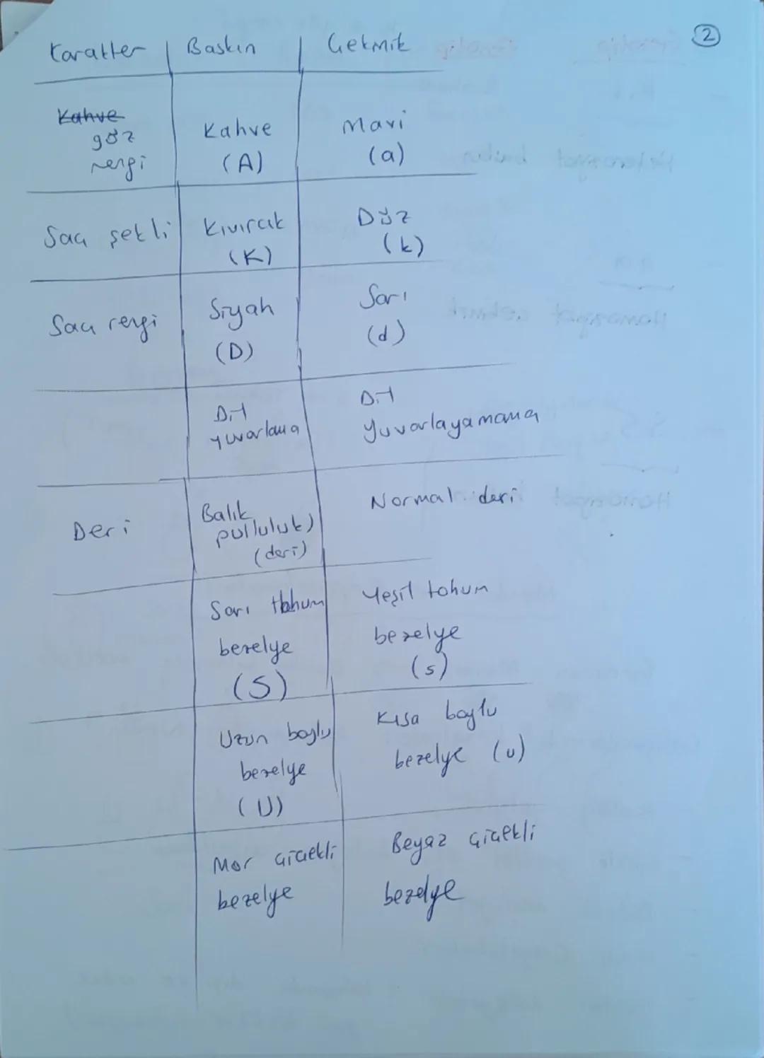 KALI TIM
(Kalıtım Bilimi = Genetik)
1.10.2024
1
Anne
Baba
Çocuk
→ Anne ve babadan gelen genlerin (kalıtsal
özelliklerm) yavru döllere aktarı