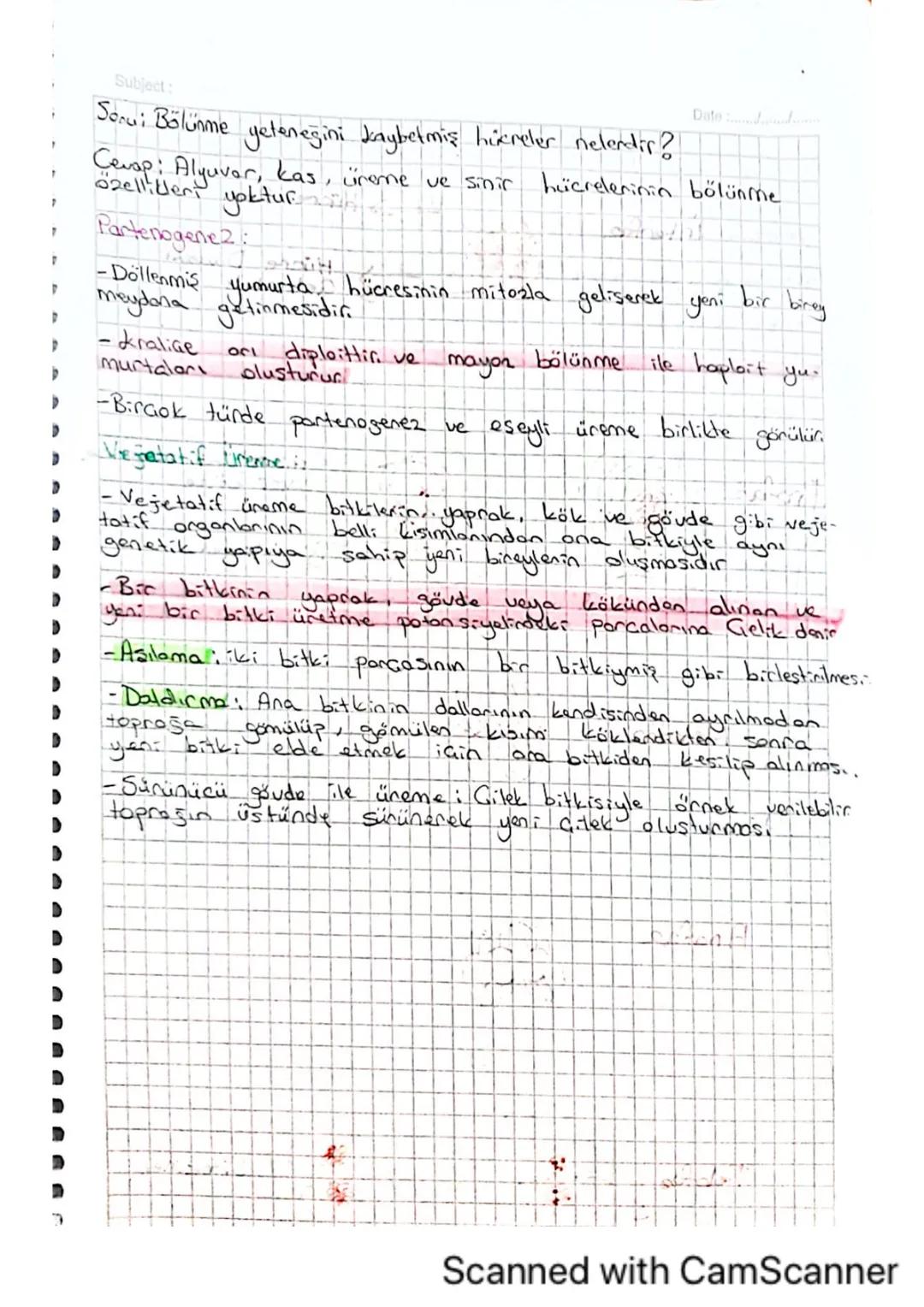 Date
Subject:
Mitcala ilgili Kavramlar
-A) kromosomların yapısı ve hücre bölünmesindeki rolü-
A--Mito2, döllenmiş yumurta hücresindeki kalit
