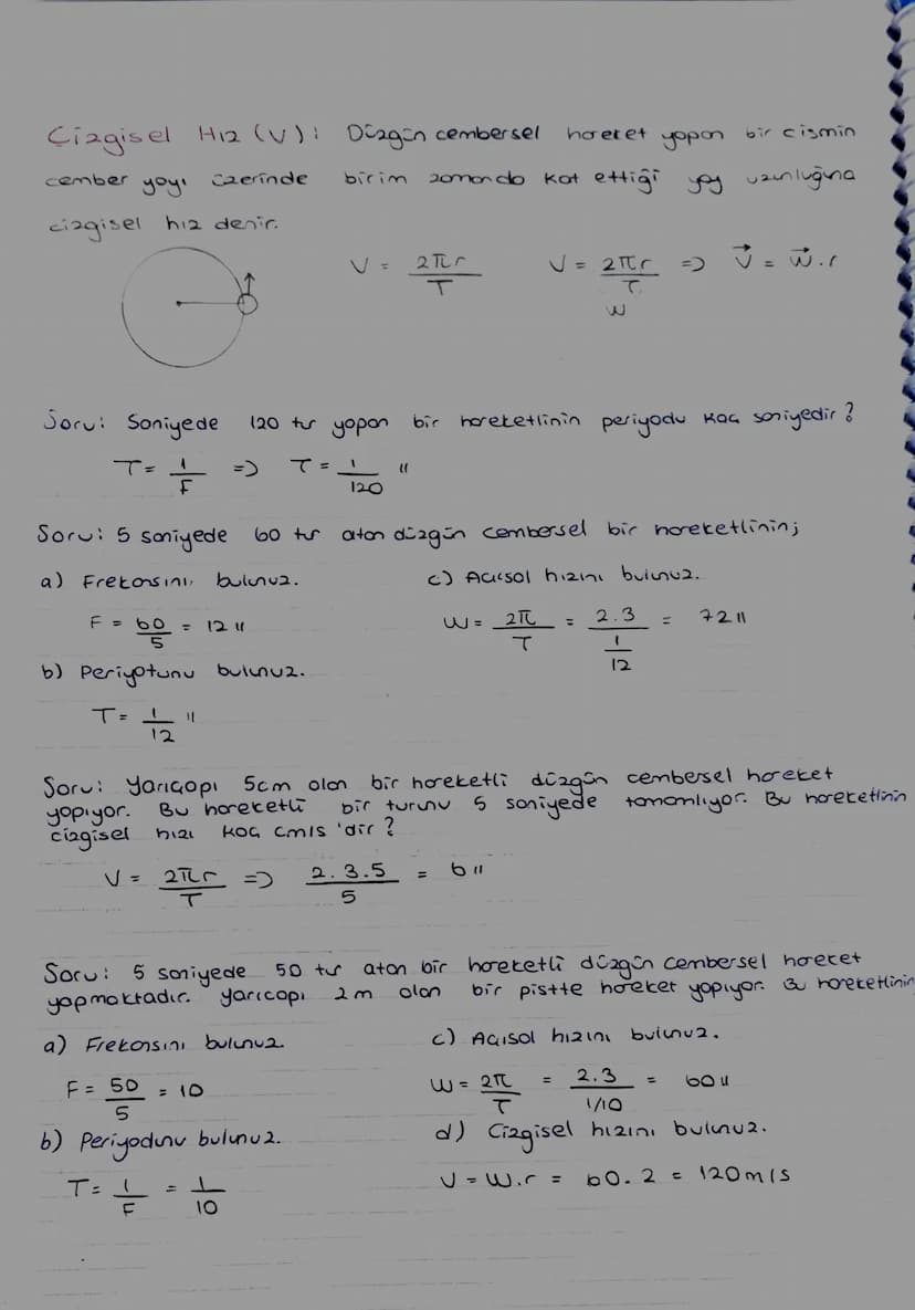 DÜZGÜN GEMBERSEL HAREKET
Yörüngesi Gember olon
hareketlinin yaptığı harekete Gembersel
hareket
denic
Bu hareketi
yapon
cisim
sabit
h12
ile i