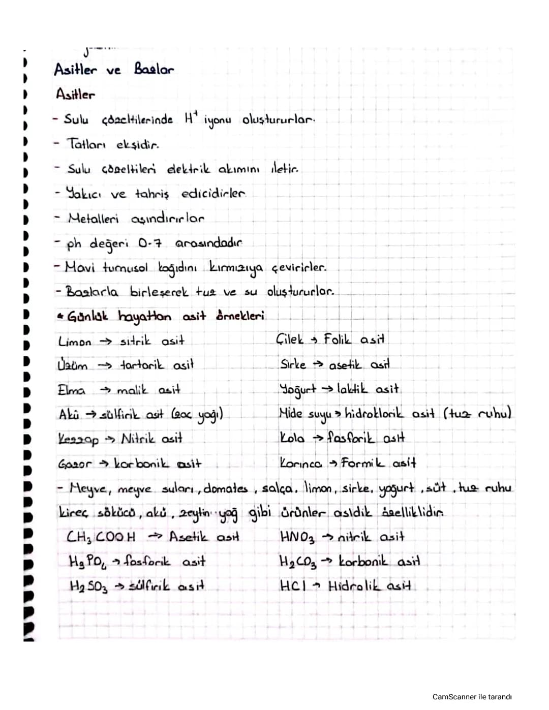 Asitler ve bazlar