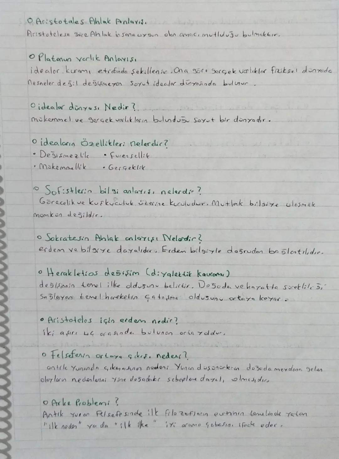 11.sınıf 1.dönem 1.yazılı felsefe çalışma soruları