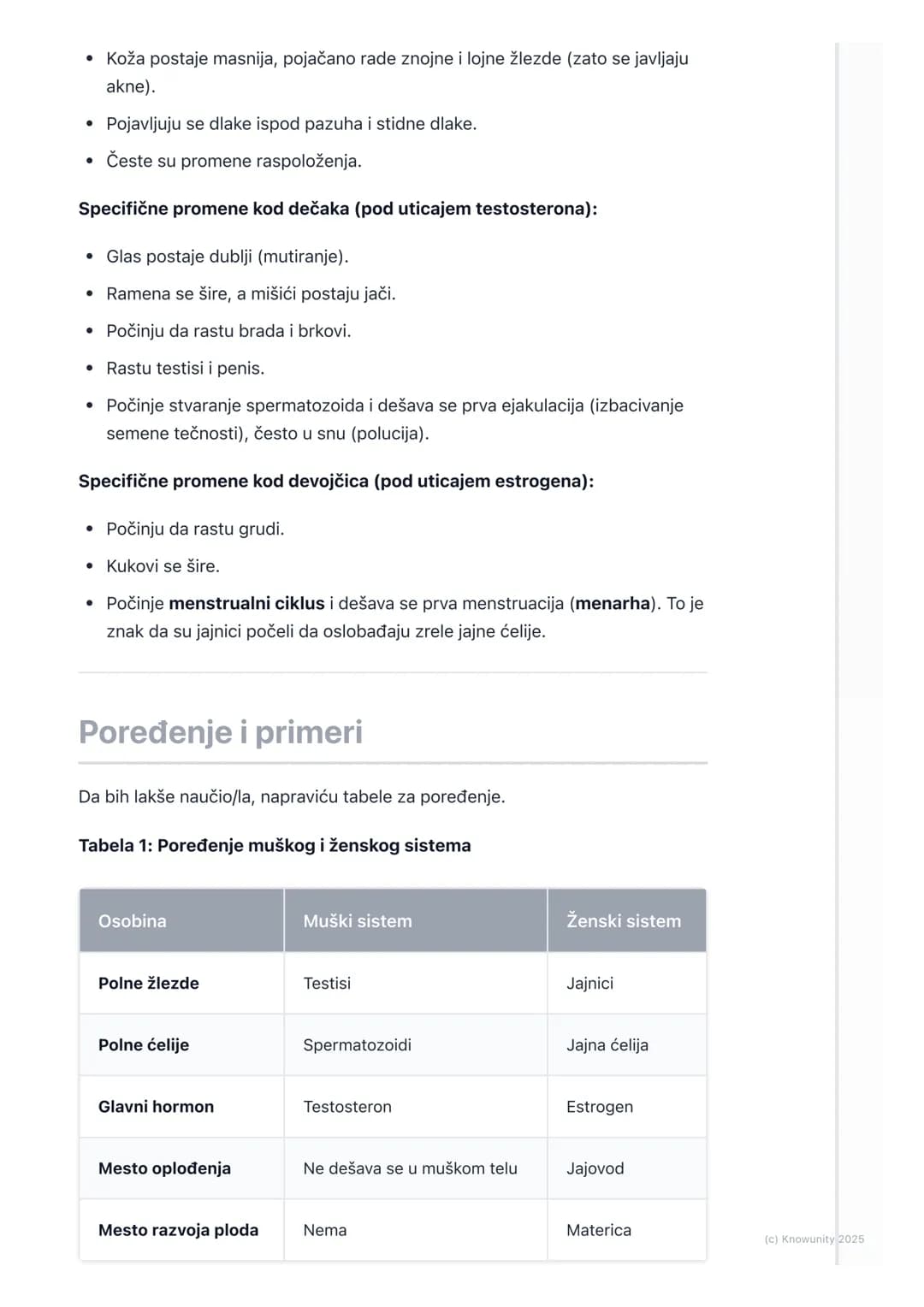 # Reproduktivni sistem i
pubertet

Uvod u reproduktivni sistem i pubertet

Razmnožavanje je jedna od najvažnijih odlika svih živih bića. To 