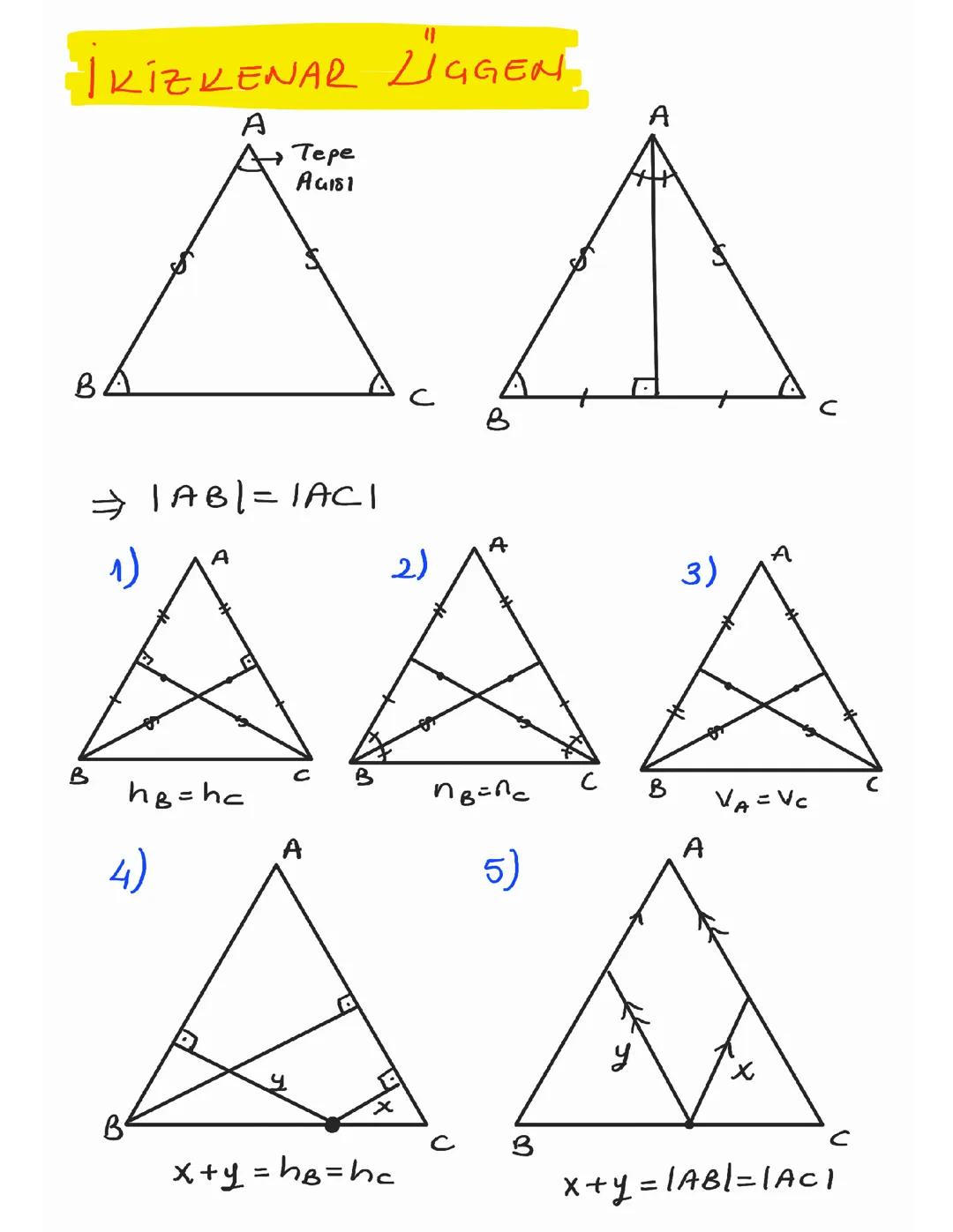 Geometri: İkizkenar Üçgen Hakkında