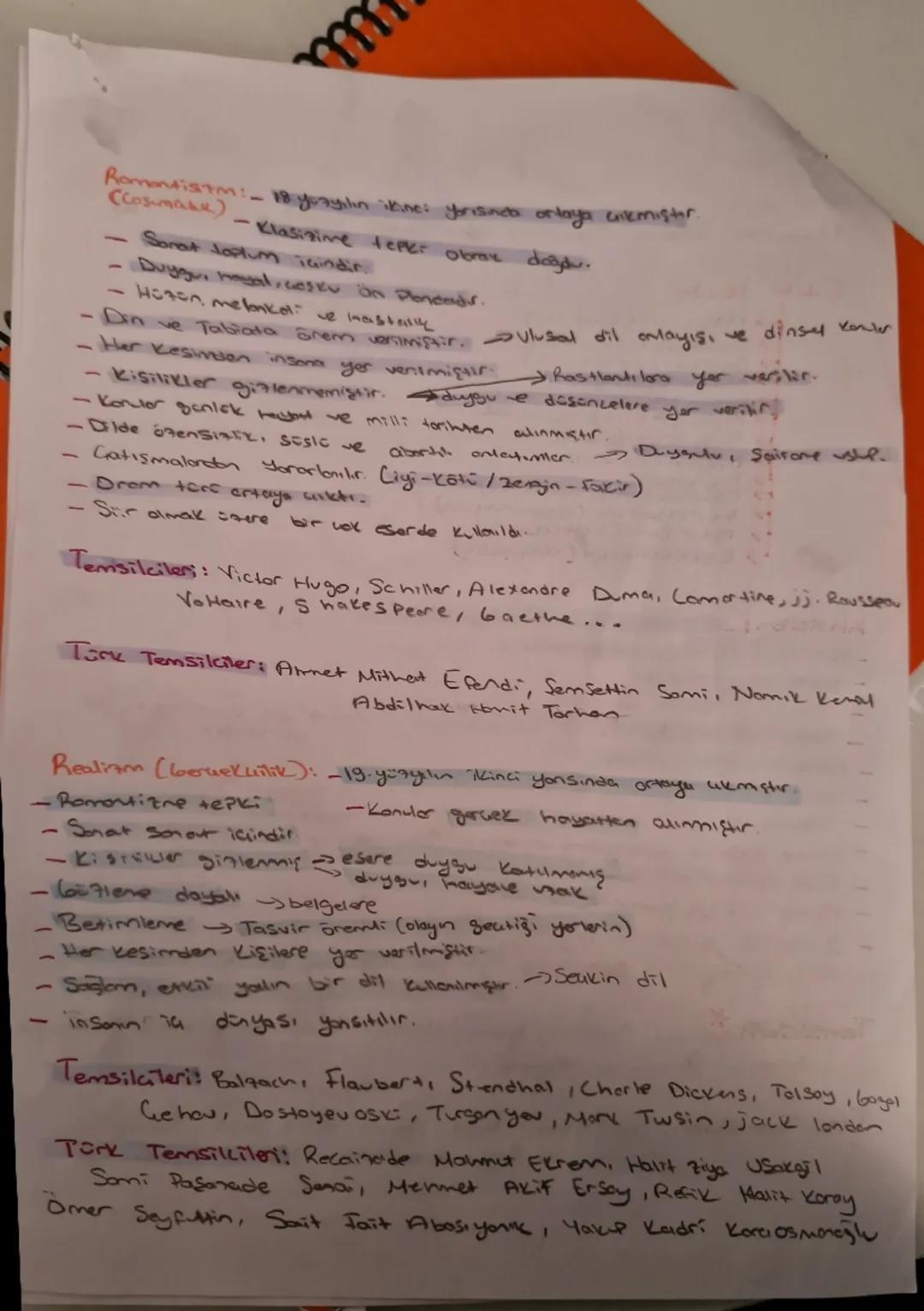 Hümanizm insoncink (temelinde insan sevgisi tordir)

Edebi Akımlar
→klasisizm (Kuralcilik)
→Romantisizm (Gosumculuk)
Realizm (berarkaitik)
→