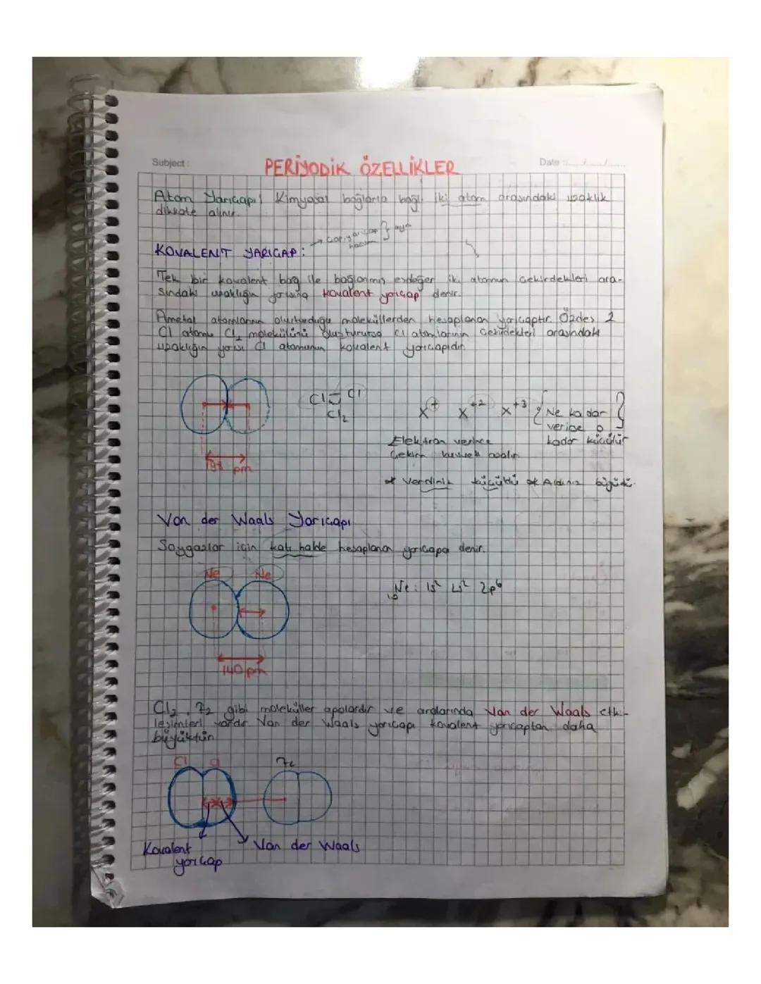 MODERN ATOM TEORİSİ NOTLARI 2  KİMYA 11 SINIF