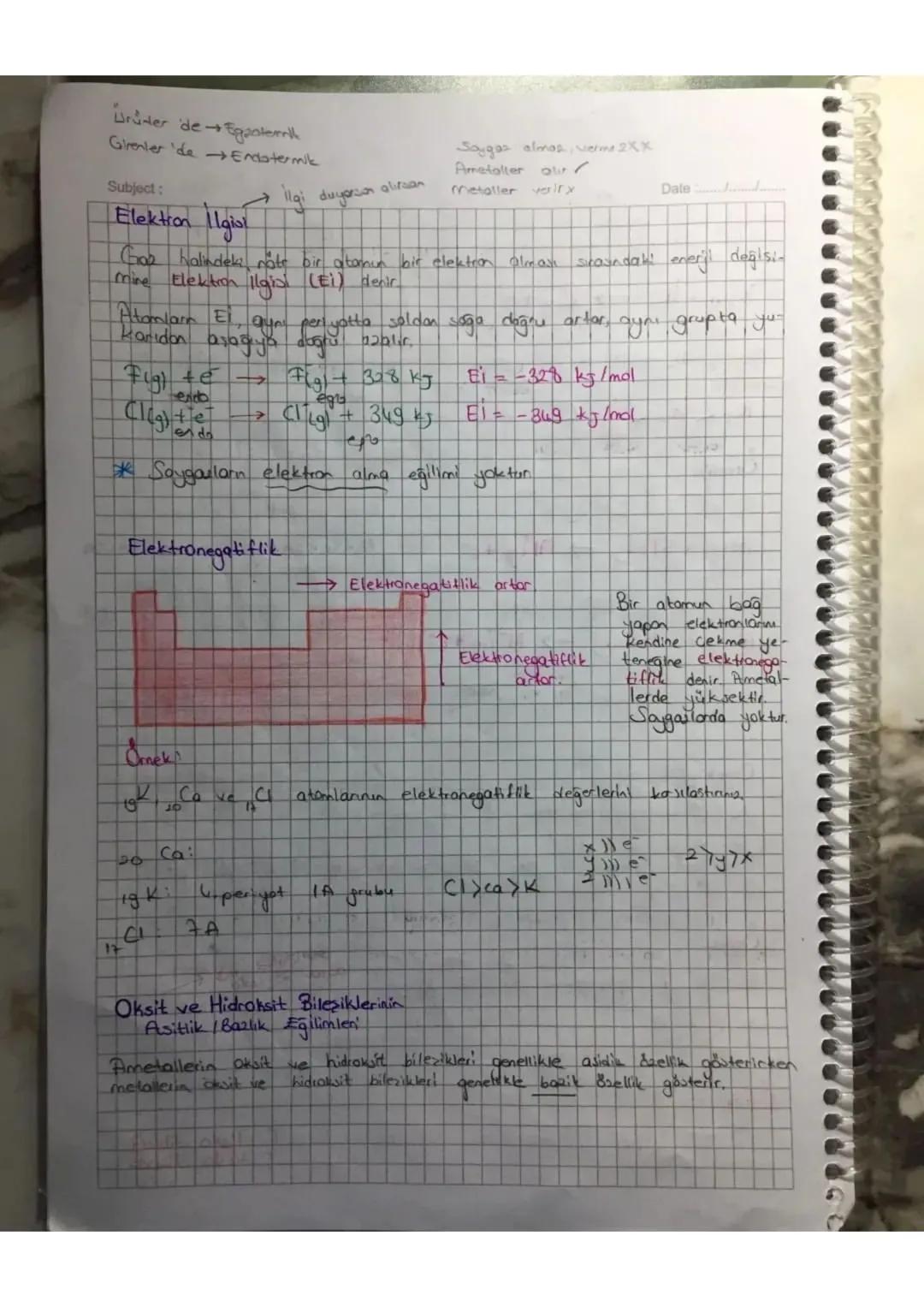 Subject:
PERIODIK ÖZELLİKLER
Date
Atom Jariciapı Kimyajar bağlarla bağlı iki atom arasındaki waklık
dikkate alinie.
KOVALENT JARIGAP:
But
Te