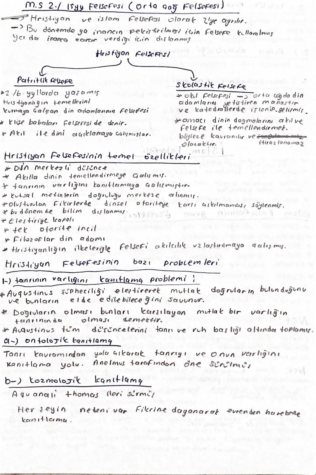  hristıyan felsefesi