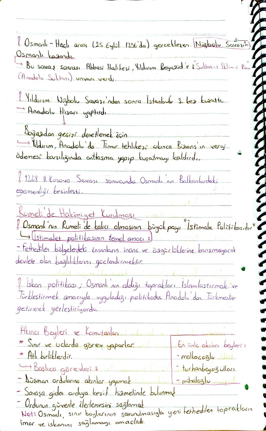 2. UNITE: BEYLİKTEN DEYLETE
OSMANLI DEVLETĪ
(1302-1453)
Ahiyan-1 Rum : Ahilik teşkilatı
Akıncı: Düşman topraklarına akın yapan savaral.
Bâci