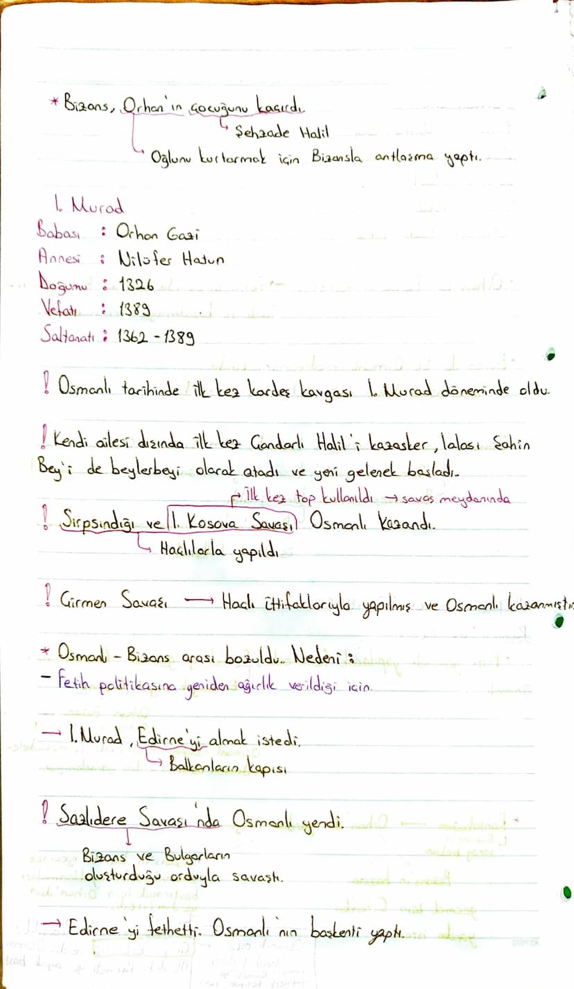 2. UNITE: BEYLİKTEN DEYLETE
OSMANLI DEVLETĪ
(1302-1453)
Ahiyan-1 Rum : Ahilik teşkilatı
Akıncı: Düşman topraklarına akın yapan savaral.
Bâci