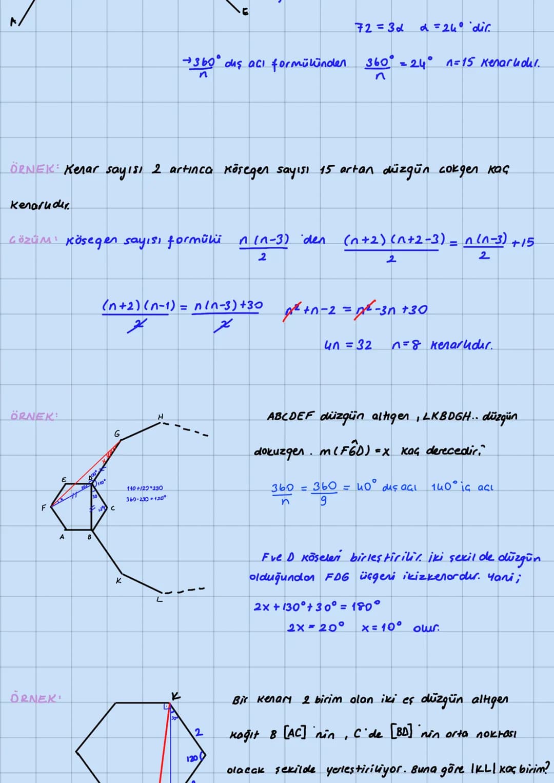 GOKGENLER
n>, 3 bir doğal says ve A1, A2... Ar ayonu düzlemde ve orduışık üçü doğrusal
olmayan noktalar olsun. [A1,A2], [A2,A3] ... [An. A₁]