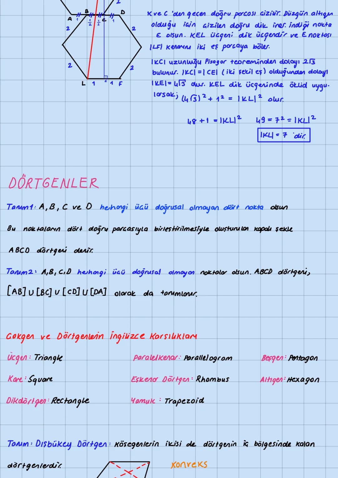 GOKGENLER
n>, 3 bir doğal says ve A1, A2... Ar ayonu düzlemde ve orduışık üçü doğrusal
olmayan noktalar olsun. [A1,A2], [A2,A3] ... [An. A₁]