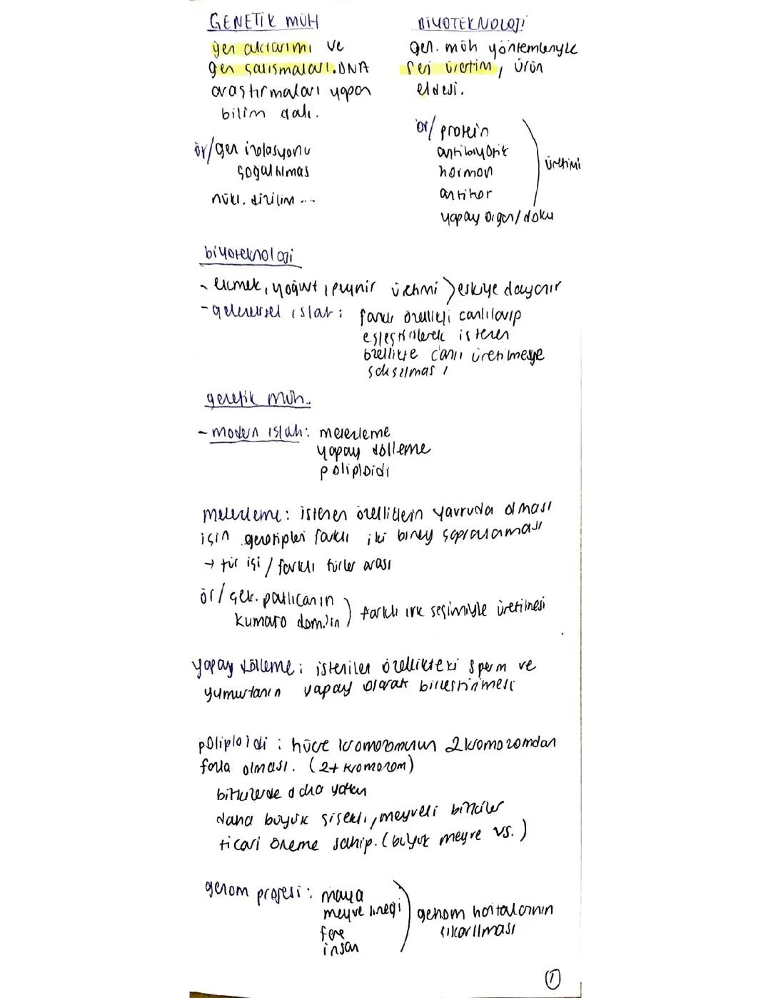 Genetik Mühendisliği ve biyoteknoloji