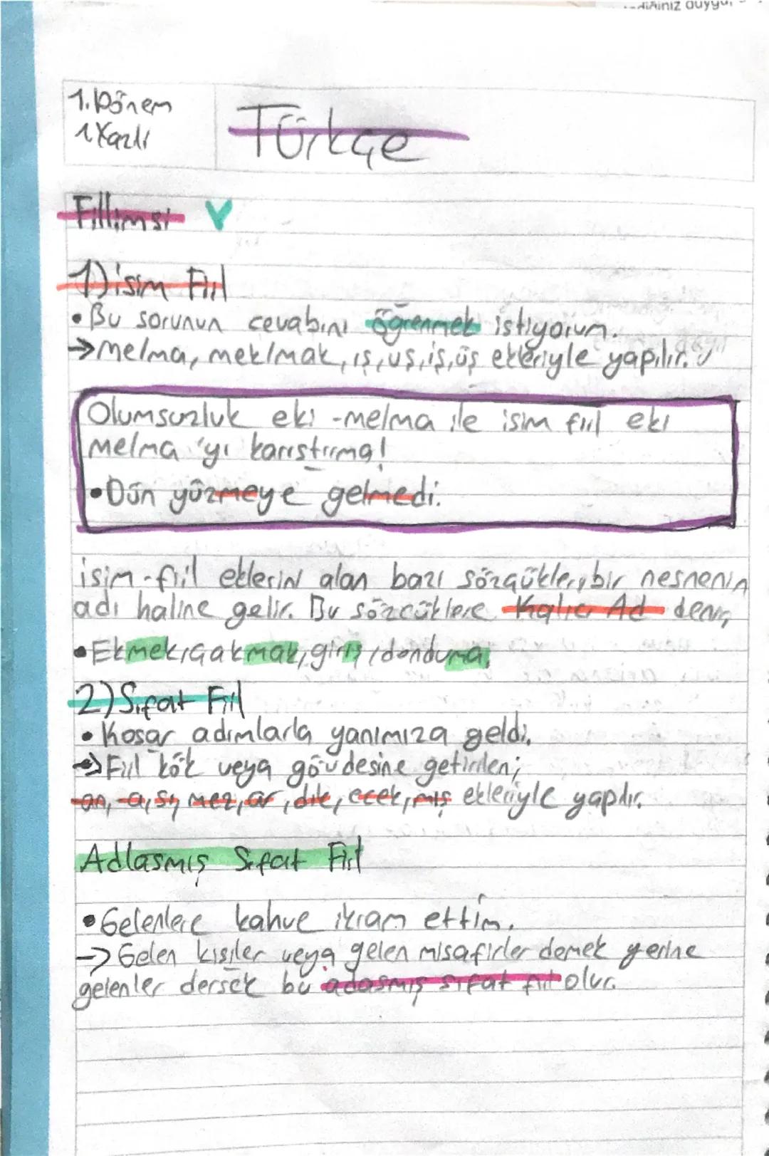 Ainiz duyyu
1.Dönem
~Xazki
Fillimst V
Disim Fill
Fürkçe
•Bu sorunun cevabini öğrenmek istiyorum.
→Melma, meklmak, is, us, is, is ekleriyle y