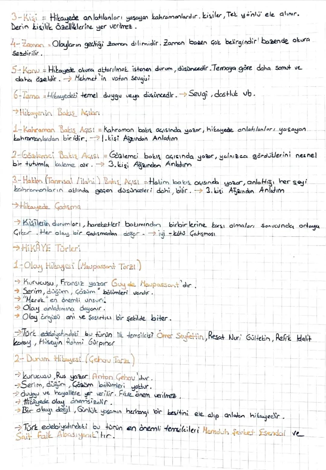 HİKÂYE
Yaşanmış veya Jaşanması mümkün olan olayların okuyucunya, estetik bir beğeni verecek şekilde
anlatıldığı kısa edebi yazılara, hikaye 