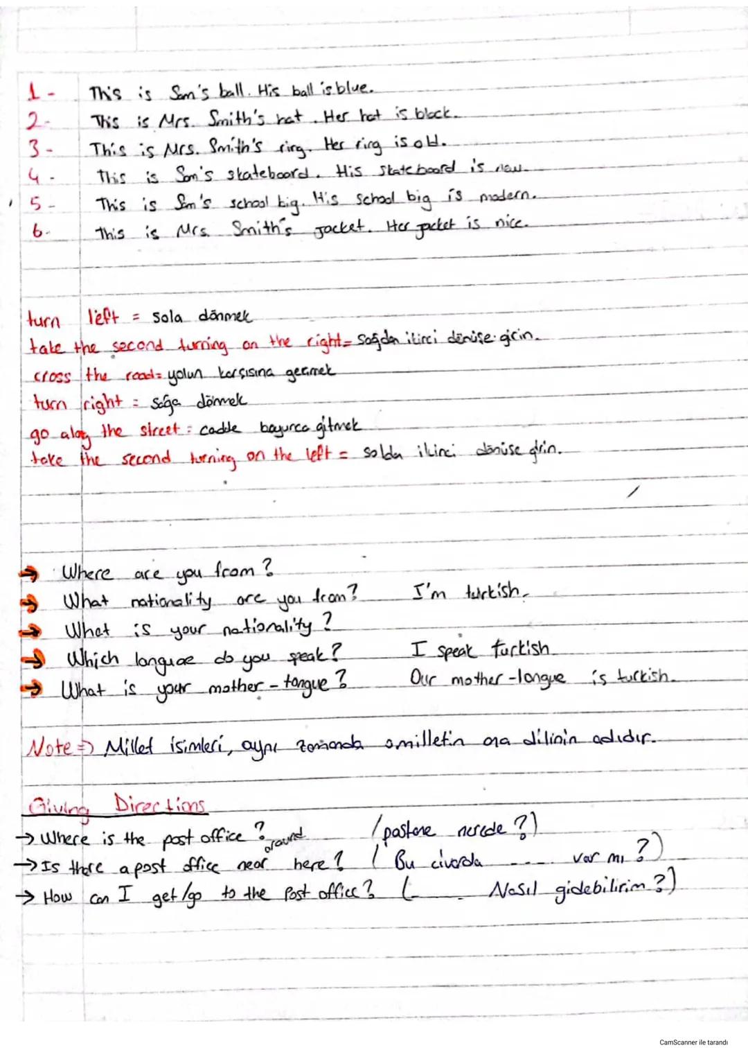Hi!
My name is Albina and I 14 years old. I'm from Kirsehir I like music and
picture. I've got.
a brother. I have got.
a
fish
WHOSE
Whose =>