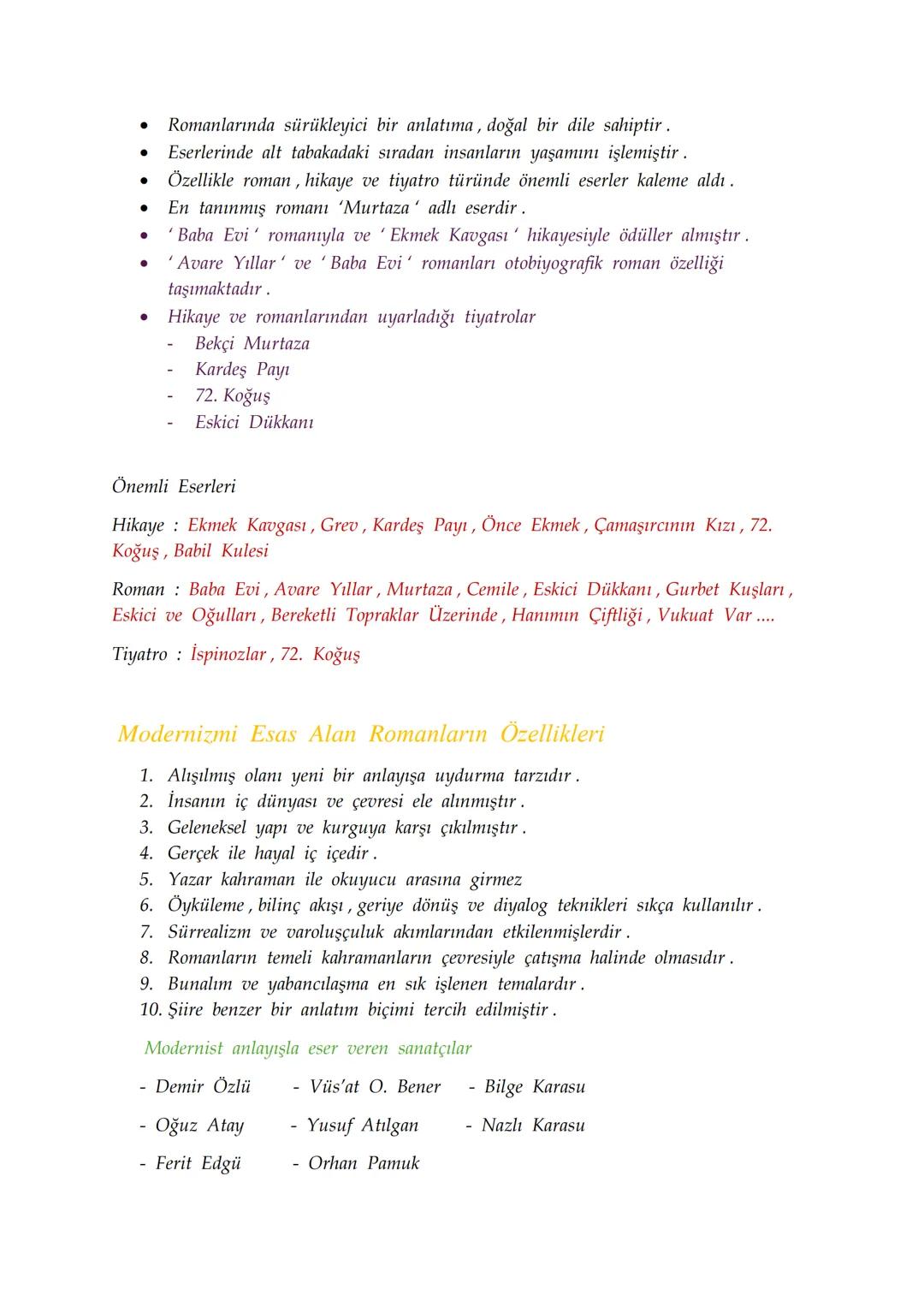 ROMAN ÜNİTESİ
Milli Edebiyat Zevk ve Anlayışını Sürdüren Romanların
Özellikleri
1. Bu anlayışla yazılan romanlarda ele alınan konular
-
Biri