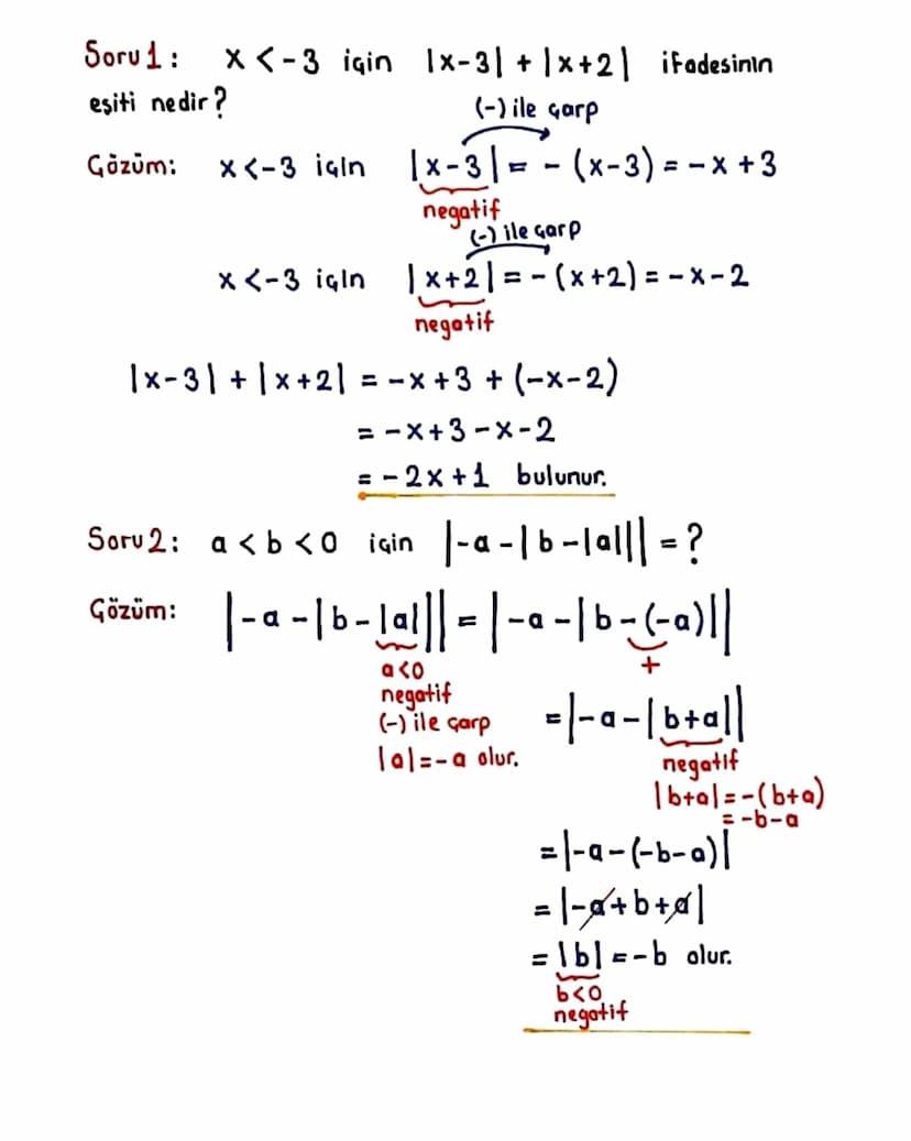 MUTLAK DEĞER
Bir x sayısının sayı doğrusu üzerindeki 0 (sıfır)
noktasına olan uzaklığına mutlak değer denir.
1 × ile gösterilir.
01
1-51=5 b