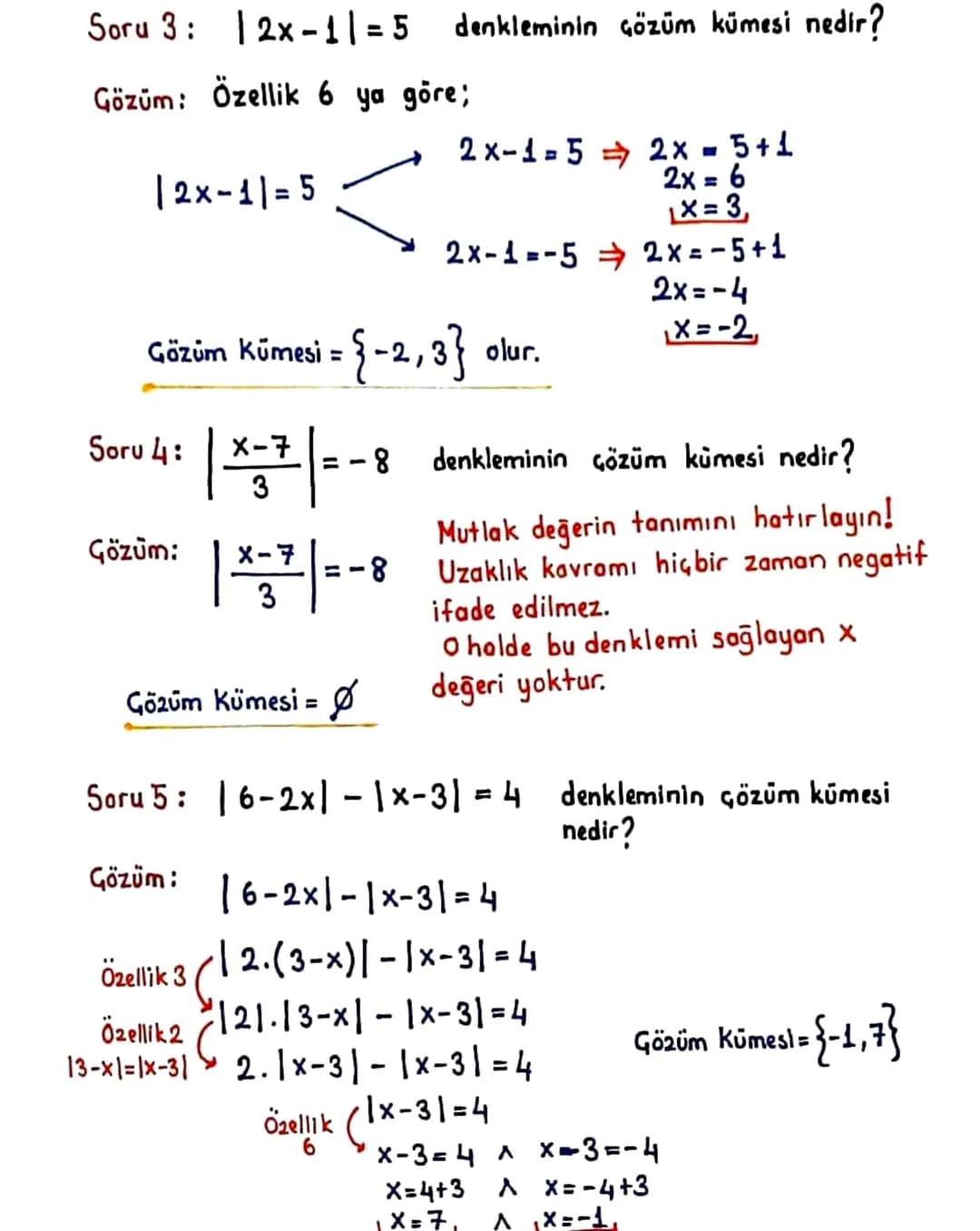 MUTLAK DEĞER
Bir x sayısının sayı doğrusu üzerindeki 0 (sıfır)
noktasına olan uzaklığına mutlak değer denir.
1 × ile gösterilir.
01
1-51=5 b