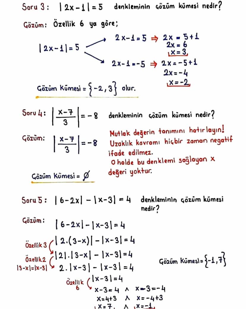 MUTLAK DEĞER
Bir x sayısının sayı doğrusu üzerindeki 0 (sıfır)
noktasına olan uzaklığına mutlak değer denir.
1 × ile gösterilir.
01
1-51=5 b