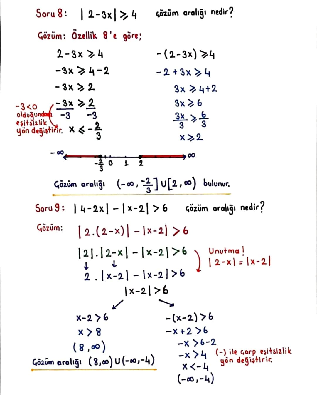 MUTLAK DEĞER
Bir x sayısının sayı doğrusu üzerindeki 0 (sıfır)
noktasına olan uzaklığına mutlak değer denir.
1 × ile gösterilir.
01
1-51=5 b