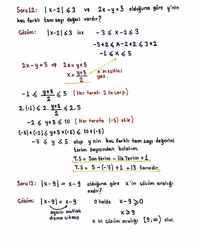 MUTLAK DEĞER
Bir x sayısının sayı doğrusu üzerindeki 0 (sıfır)
noktasına olan uzaklığına mutlak değer denir.
1 × ile gösterilir.
01
1-51=5 b