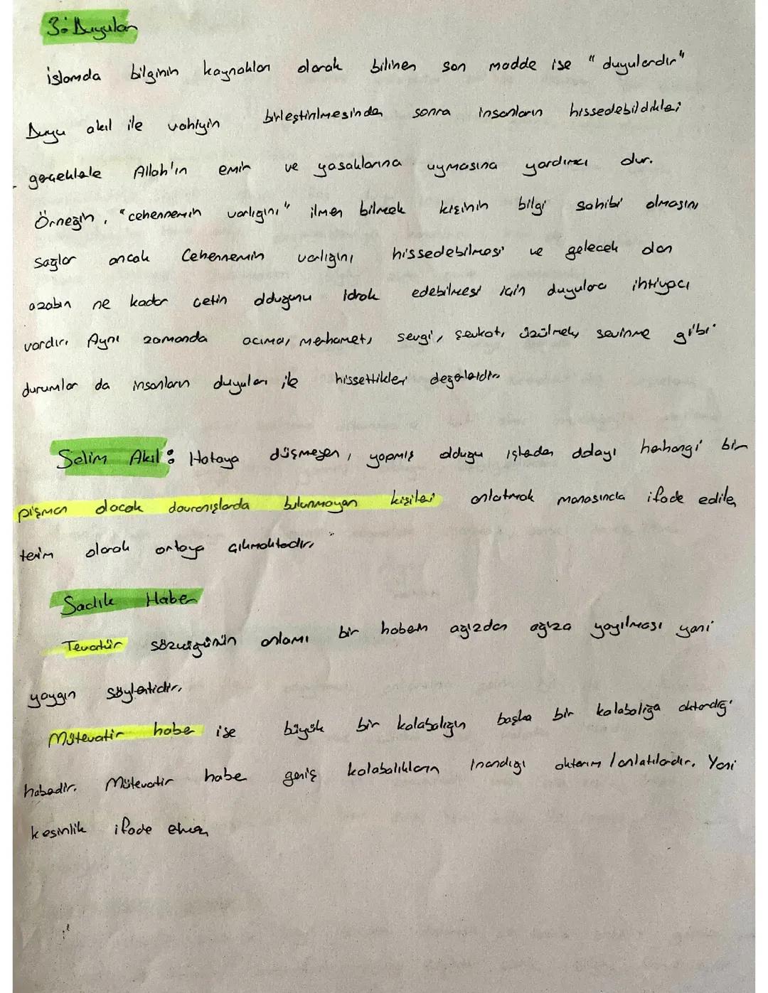 Selim akıl ve duyular 