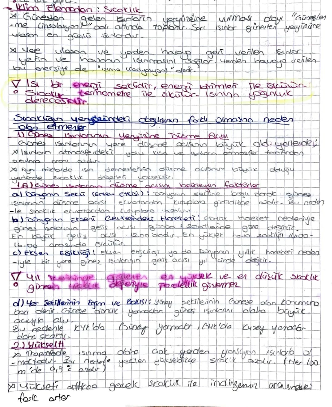 1
Klim Elemanlari; Sıcaklık
× Günesten
gelen Binlarin yeryüzüne vurması dayı "Güneşlen
-me (insolasyon "odi altunda toplanır. Sore subor gün