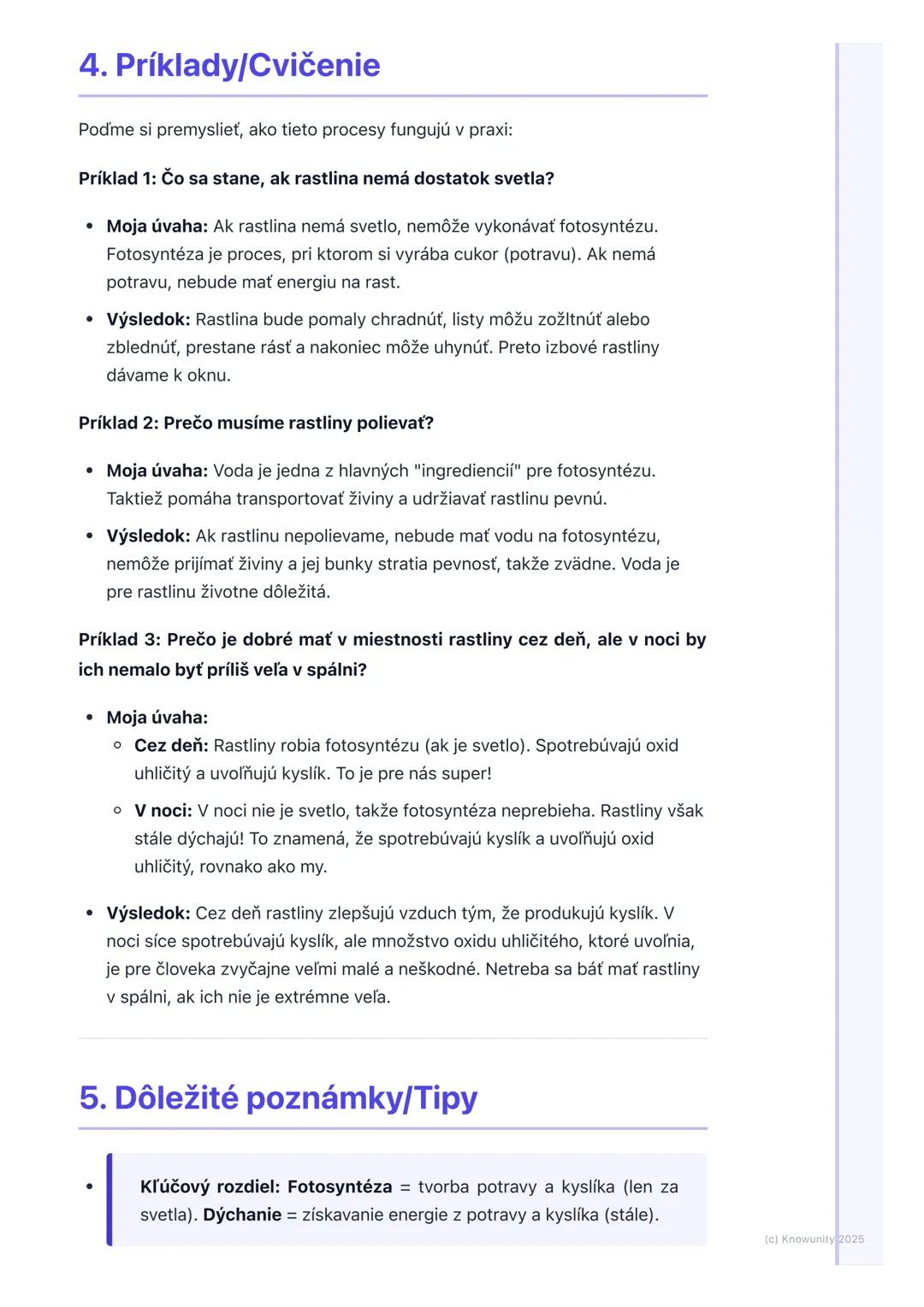 # Životné procesy rastlín

## 1. Prehľad životných procesov rastlín

Rastliny sú živé organizmy, rovnako ako my alebo zvieratá. To znamená, 