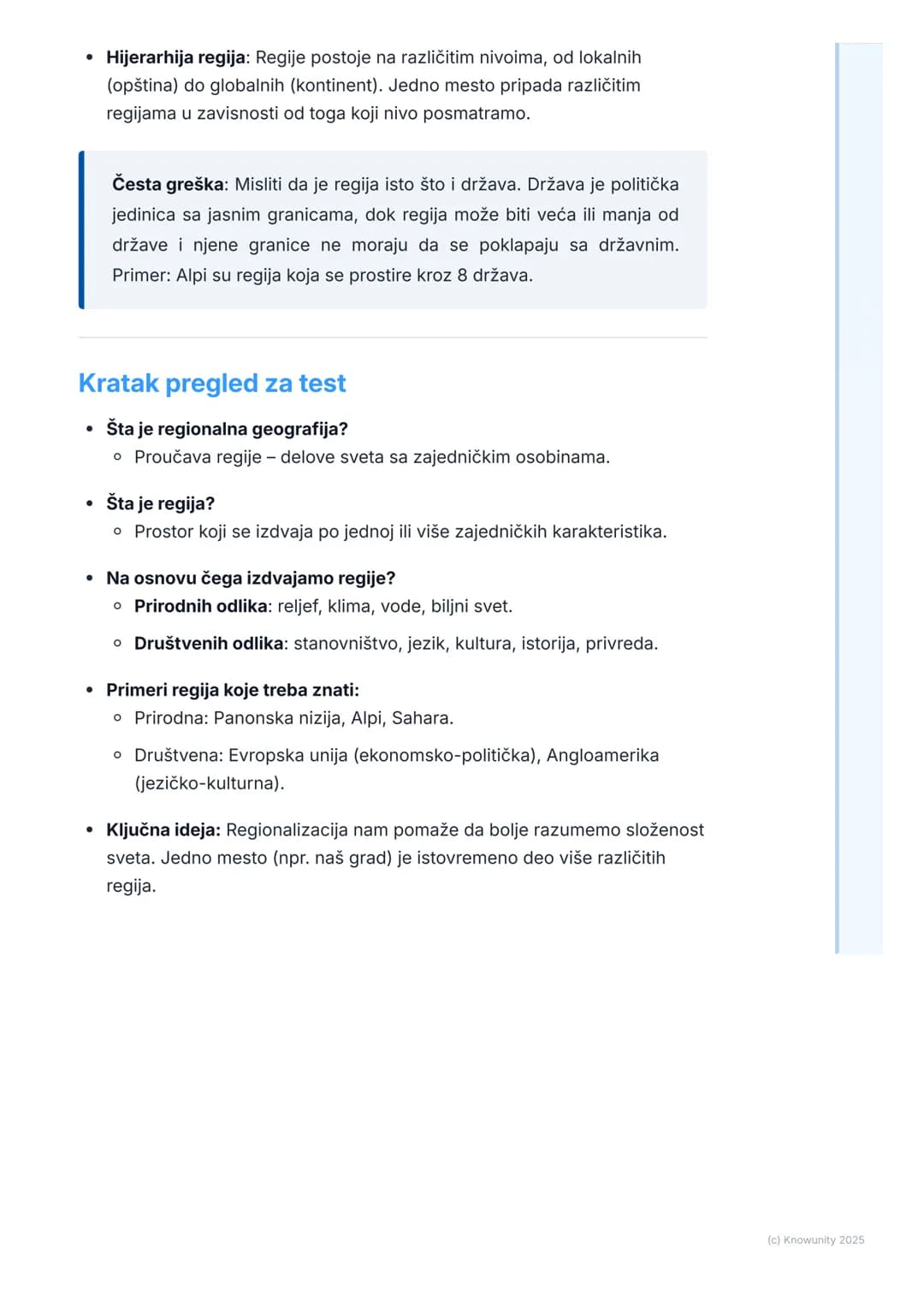 # Šta je regionalna geografija

Uvod u regionalnu geografiju

Regionalna geografija je grana geografije koja proučava različite delove
(regi