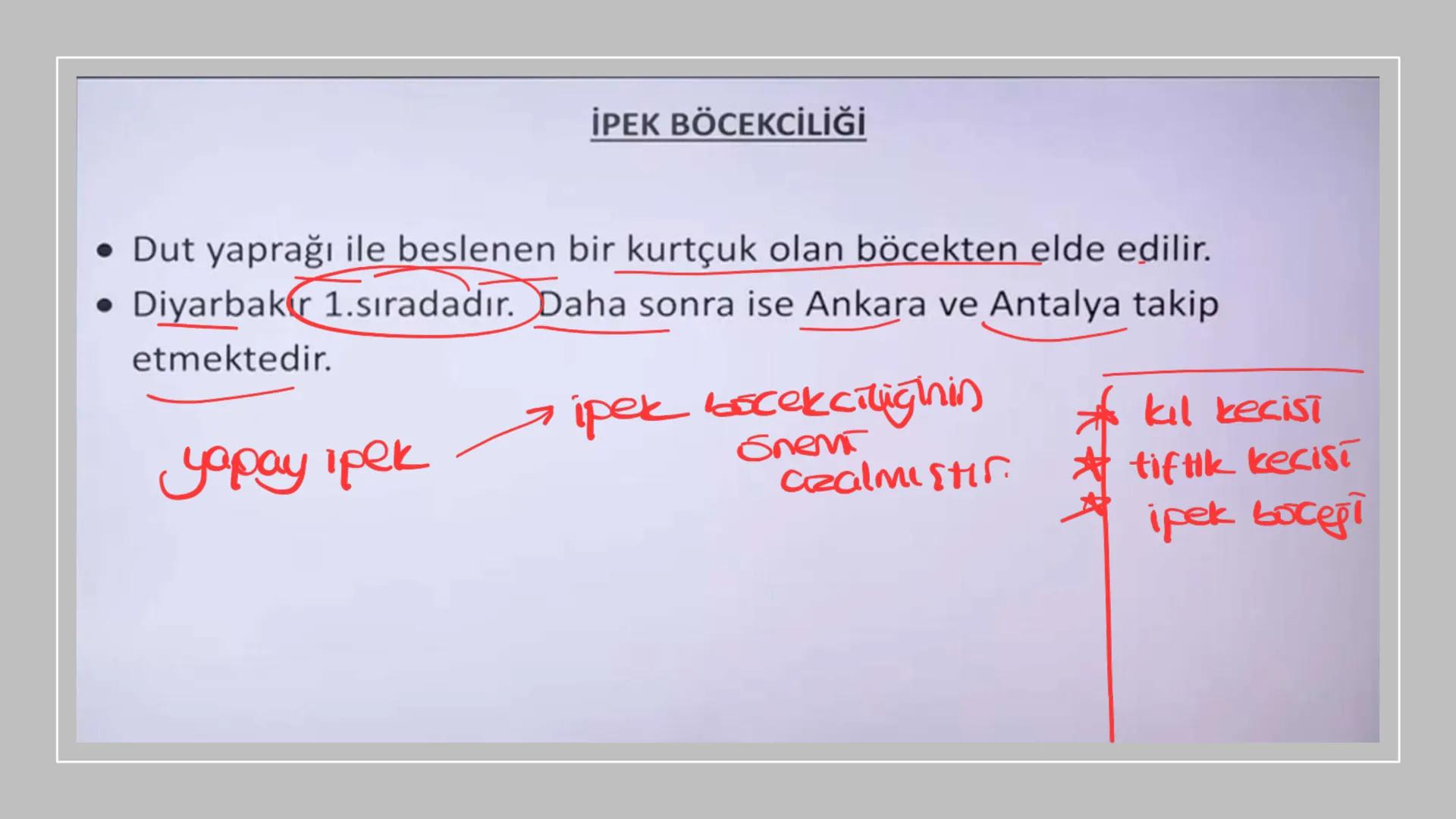 TÜRKİYE'DE HAYVANCILIK TÜRKİYE'DE HAYVANCILIK
gelismemis
-nicel
zayıf
irī
nitel sorun
kaute
NOT 1: Türkiye hayvan sayısı bakımından Avrupa'd