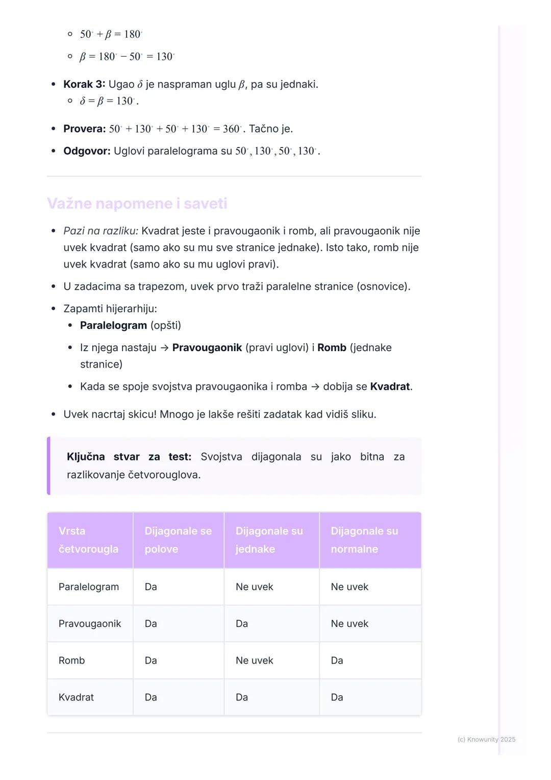 # Četvorougao

Uvod u četvorouglove

Četvorougao je geometrijska figura u ravni koja ima četiri stranice i četiri
temena (ugla). To je zatvo