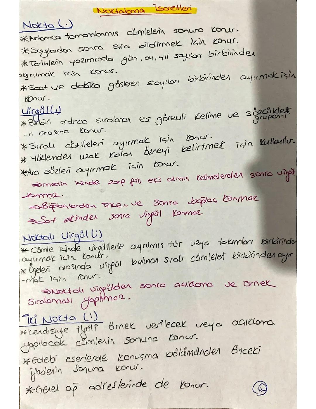 Noktalama İşaretleri: Örnek Cümleler ve Kullanım Kılavuzu - 2. ve 5. Sınıf