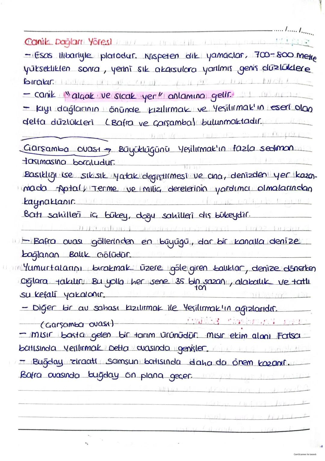 Karadeniz Coğrafyası
Toprak örtüsü
/...../.......
★ Karadeniz bölgesi, nemli bir iklimin etkisinde olduğun-
alan kesimlerde yıkanma yok (dek