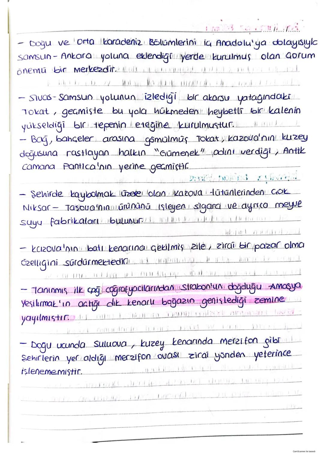 Karadeniz Coğrafyası
Toprak örtüsü
/...../.......
★ Karadeniz bölgesi, nemli bir iklimin etkisinde olduğun-
alan kesimlerde yıkanma yok (dek